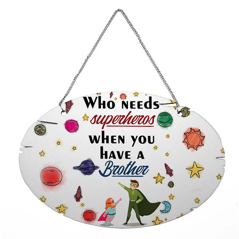 Who Needs Superhero When You Have A Brother Hanging With Rakhi Combo - Uncommongifts.in