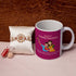 You Are The Cutest Sister In The World Mug & Rakhi Combo - Uncommongifts.in