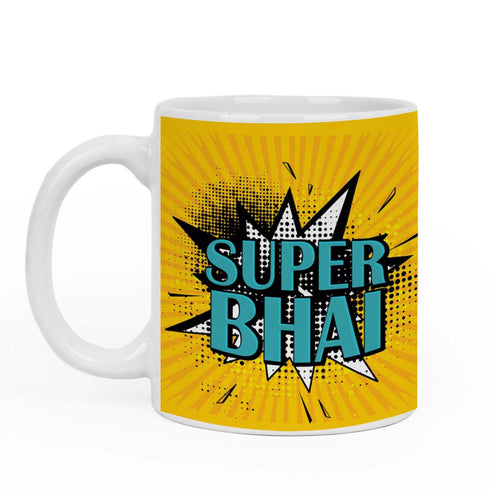 Super Bhai Mug & Rakhi Combo - Uncommongifts.in