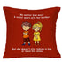 A Sister Angry With Her Brother Cushion,Mug & Rakhi Combo - Uncommongifts.in