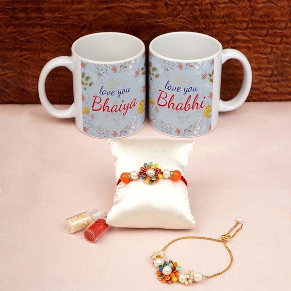 Love You Bhaia Bhabhi Rakhi & Mug Combo - Uncommongifts.in