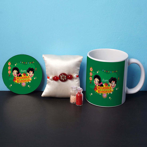 Happy Raksha Bandhan Green - Uncommongifts.in