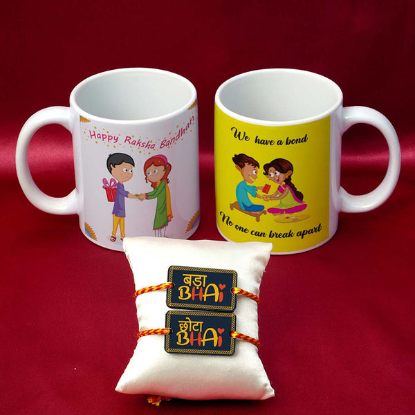 We have a bond Rakhi & Mug Combo - Uncommongifts.in