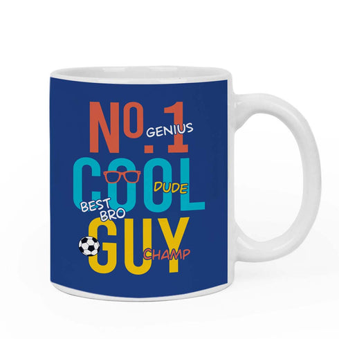 No.1 cool guy Rakhi & Mug Combo - Uncommongifts.in