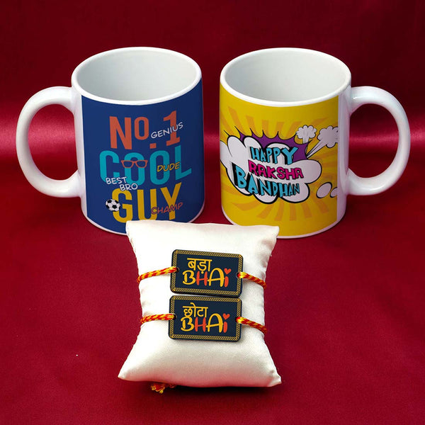 No.1 cool guy Rakhi & Mug Combo - Uncommongifts.in