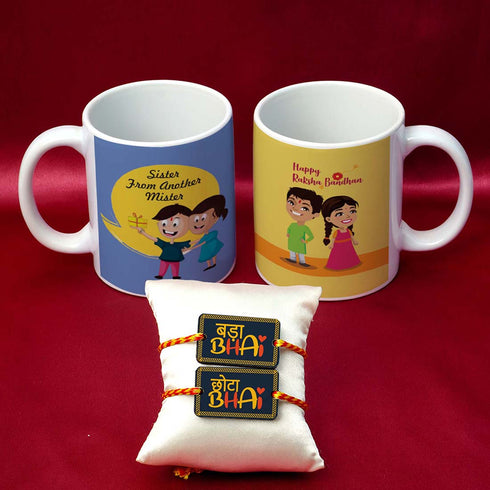 Sister from another mister Rakhi & Mug Combo - Uncommongifts.in