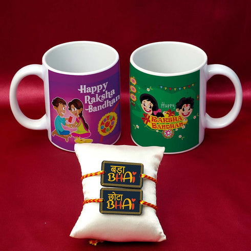 Happy Raksha Bandhan Rakhi & Mug Combo - Uncommongifts.in