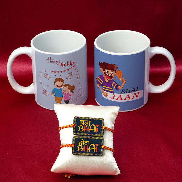 Bhai Jaan Rakhi & Mug Combo - Uncommongifts.in