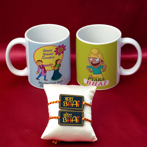 Pyara Bhai Rakhi & Mug Combo - Uncommongifts.in