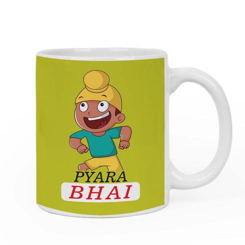Pyara Bhai Rakhi & Mug Combo - Uncommongifts.in