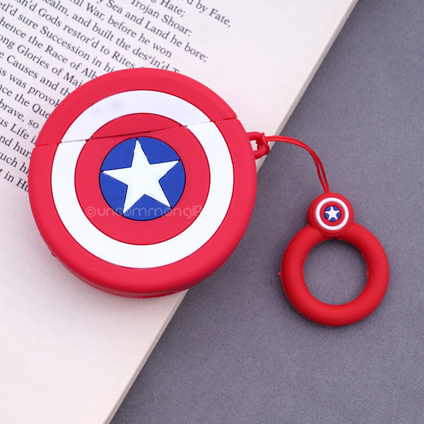 Captain America AirPods Case - Uncommongifts.in