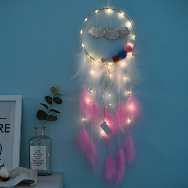 Cloud Nine LED Dreamcatcher - Uncommongifts.in