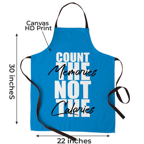 Crazy Corner Count The Memories Mother Day printed kitchen apron - Uncommongifts.in