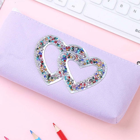 Crystal Love Cosmetic Pouch - Uncommongifts.in