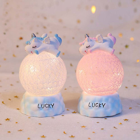 Crystal Unicorn Decorative Lamp - Uncommongifts.in