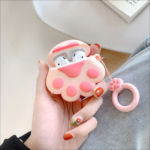 Cute paw airpod case - Uncommongifts.in