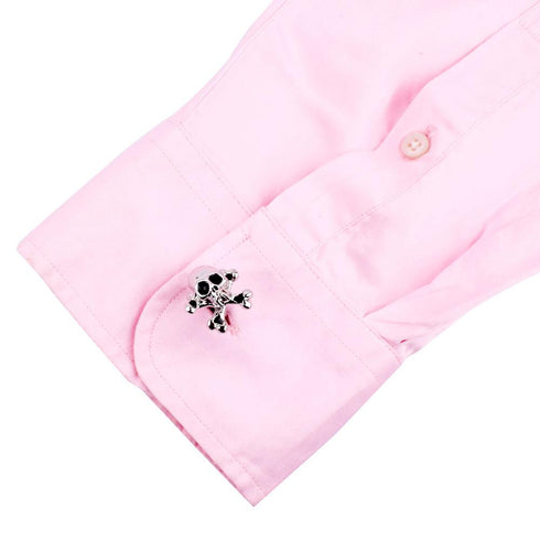 Draven Danger Silver Cufflinks - Uncommongifts.in