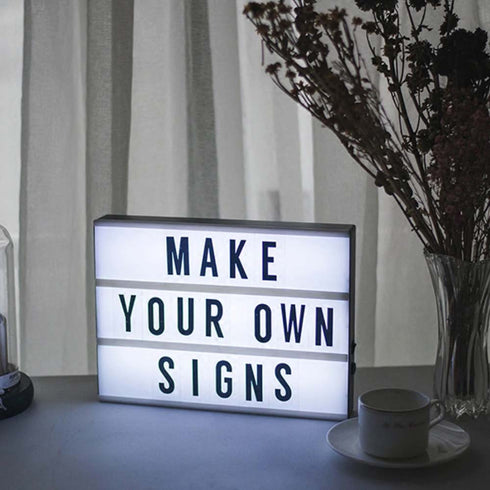 DIY cinema Light Box - Uncommongifts.in