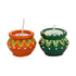 Saraswathi Ma Frame Cushion Candle Diwali Gift Combo - Uncommongifts.in