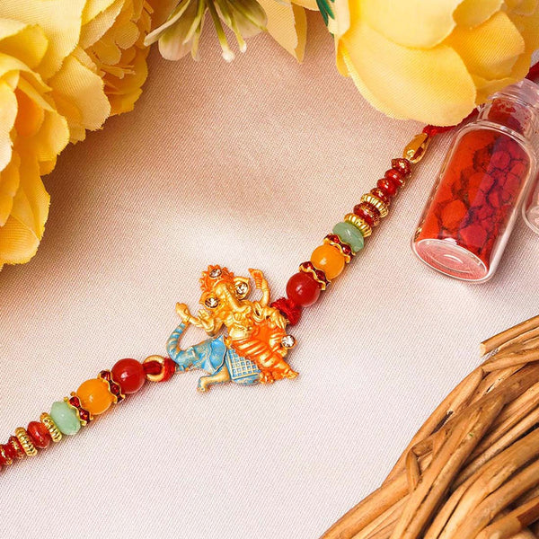 Ethnic Ganpati Ji Inspired Rakhi - Uncommongifts.in