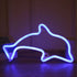 Dolphin Blue LED Neon Light - Uncommongifts.in