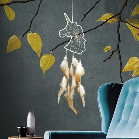 Dreamland Unicorn Dream Catcher with Lights - Uncommongifts.in