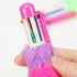 Furry Multi Color Pen - Set of 2 - Uncommongifts.in
