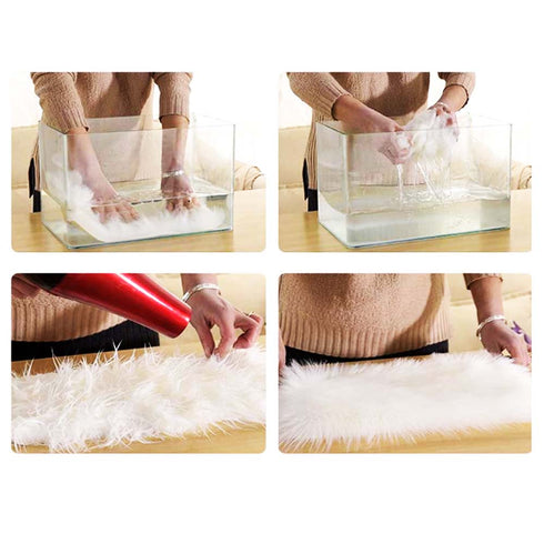 Furry Round Pink Doormat - Uncommongifts.in