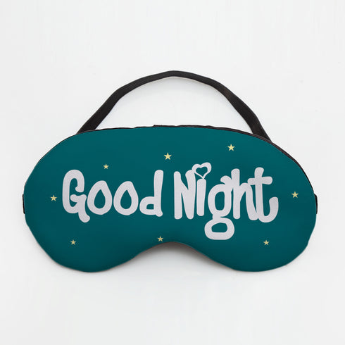 Crazy Corner Goodnight Printed (Blue) Eye Mask - Uncommongifts.in