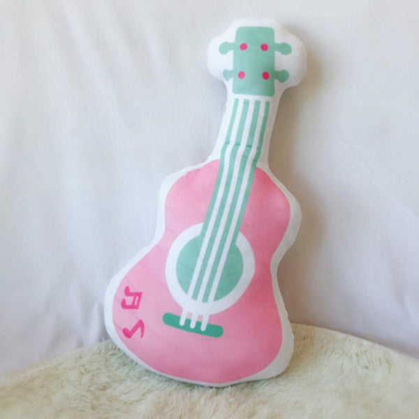 Crazy Corner Guitar Shape Pillow - Uncommongifts.in