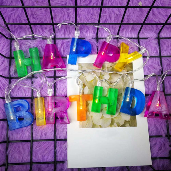 Happy Birthday LED Light - Uncommongifts.in