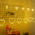 Heart Curtain Led Lights - Uncommongifts.in
