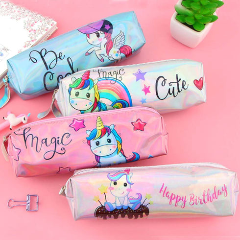 Holographic Unicorn Pouch for Girls - Uncommongifts.in