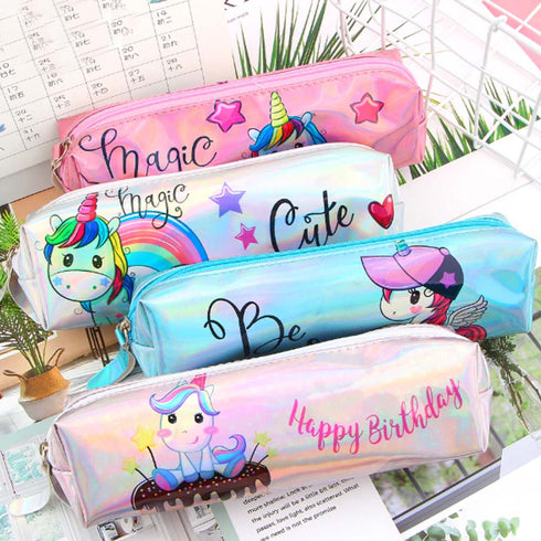 Holographic Unicorn Pouch for Girls - Uncommongifts.in