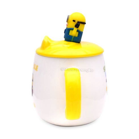 LIkable Minion 3D Cup With Lid - Uncommongifts.in