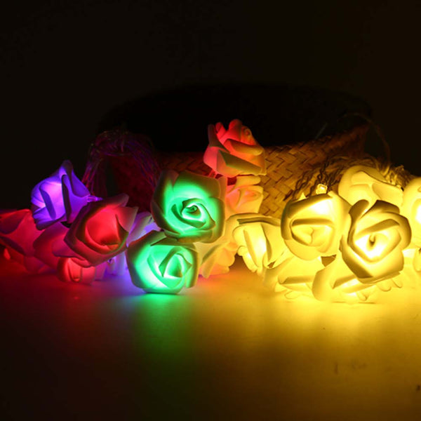 Led Rose String Lights - Uncommongifts.in