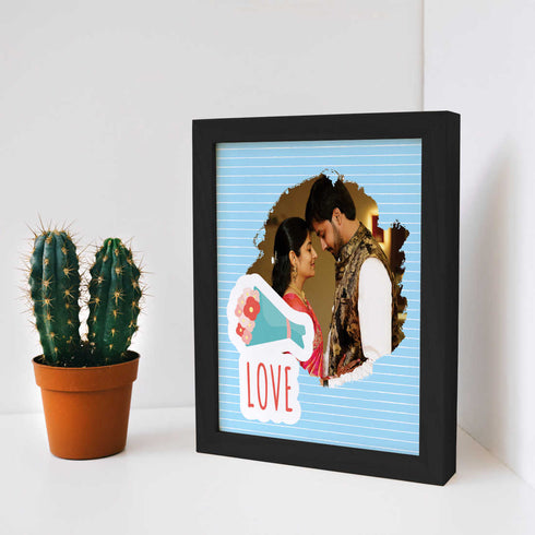 Love Personalised Photo Frame - Uncommongifts.in