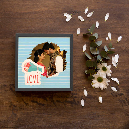 Love Personalised Photo Frame - Uncommongifts.in