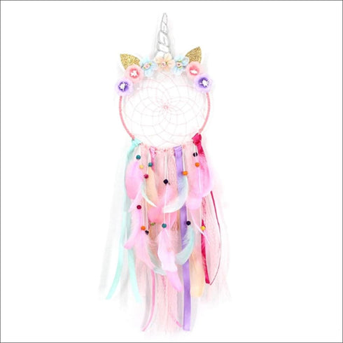 Luxe 3d unicorn colorful dream catcher - Uncommongifts.in