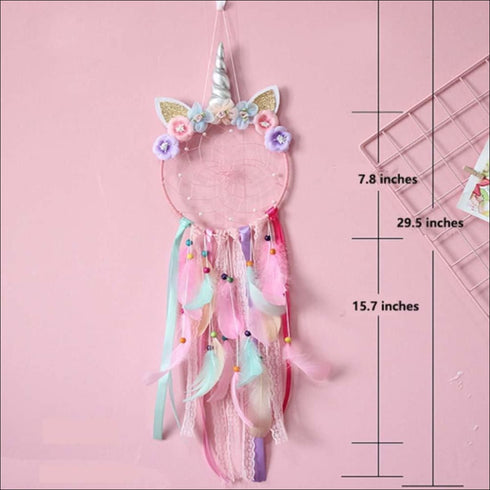 Luxe 3d unicorn colorful dream catcher - Uncommongifts.in