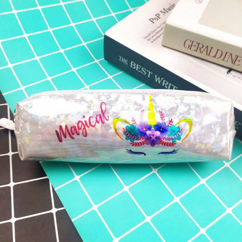 Magical Holographic Unicorn Pouch - Uncommongifts.in