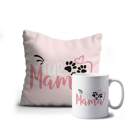 Mama Pink Written Printed Cushion Mug cumbo - Uncommongifts.in