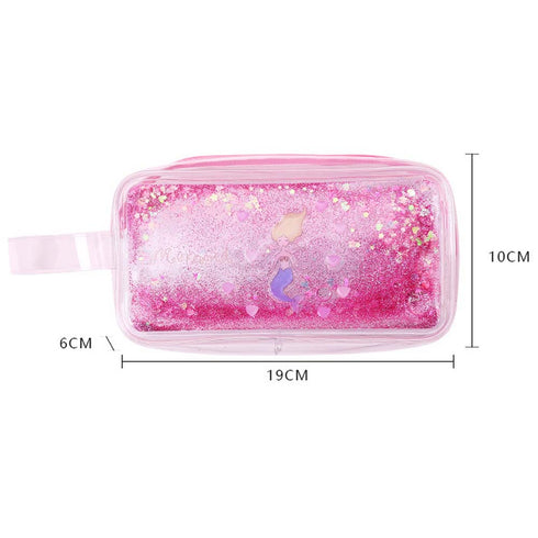 Mermaid Glitter Stationery Pouch - Uncommongifts.in