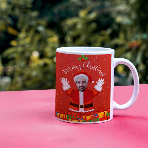 Merry Christmas Personalised Mug - Uncommongifts.in