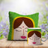 Mother Image Printed Cushion Mug Cumbo - Uncommongifts.in