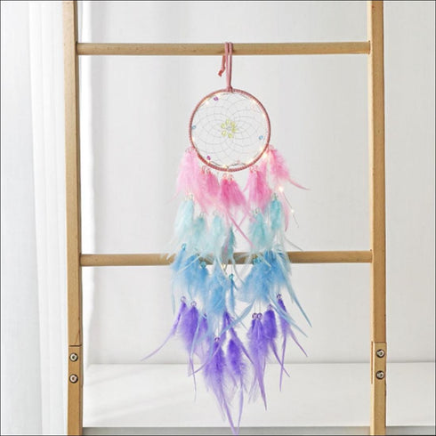 Multi-colored led dreamcatcher - Uncommongifts.in