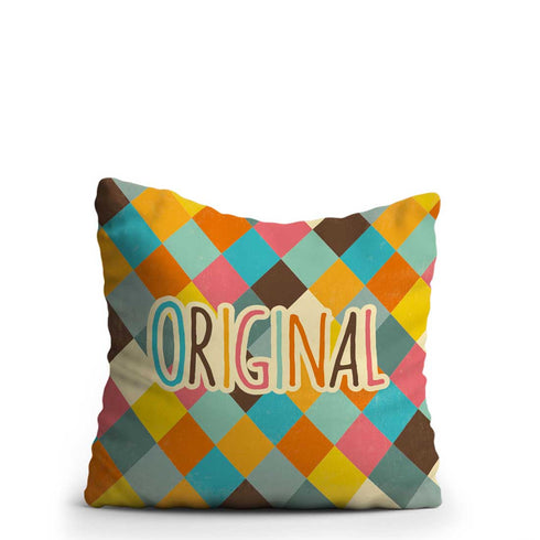 Multi Colors printed Mothers And Daughter Cushion - Uncommongifts.in