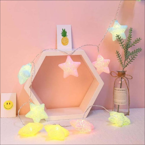 Multicolor star fairy lights - Uncommongifts.in