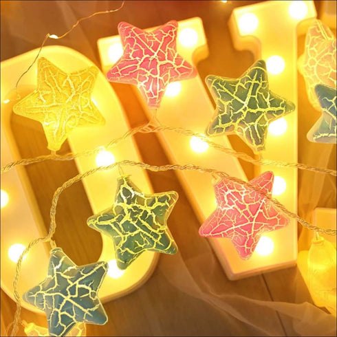 Multicolor star fairy lights - Uncommongifts.in