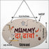 Mummy Da Dhaba Printed Door Hanging - Uncommongifts.in